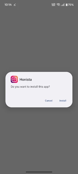 Screenshot of Honista Pro Apk